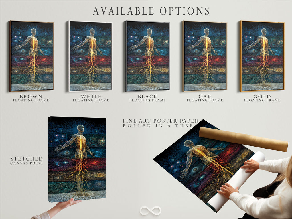 EV-10 showcases available options including a stretched canvas print fine art poster paper and floating frame. Explore various formats to suit your style. Choose the perfect presentation for your artwork. Options provide flexibility and customization. Enhance your art with preferred presentation.