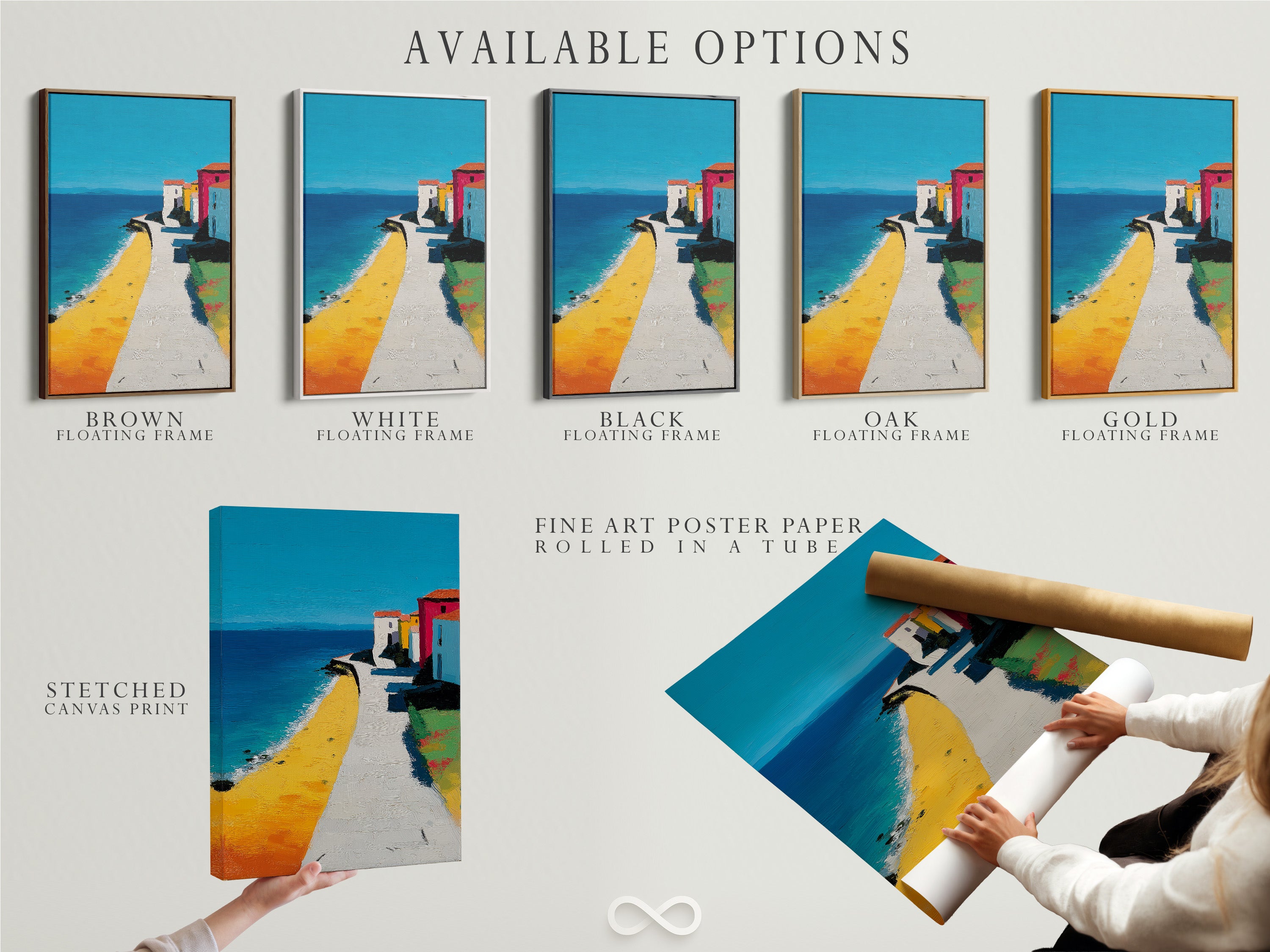 Explore available options for displaying your art. Choose from stretched canvas print fine art poster paper or floating frame. Each option offers a unique way to showcase your favorite pieces. Find the perfect presentation for your artwork.