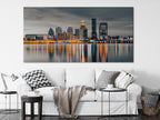 Louisville Skyline Canvas Print – Louisville Cityscape Wall Art, Louisville Wall Art, Louisville KY Artwork for Living Room or Office Decor