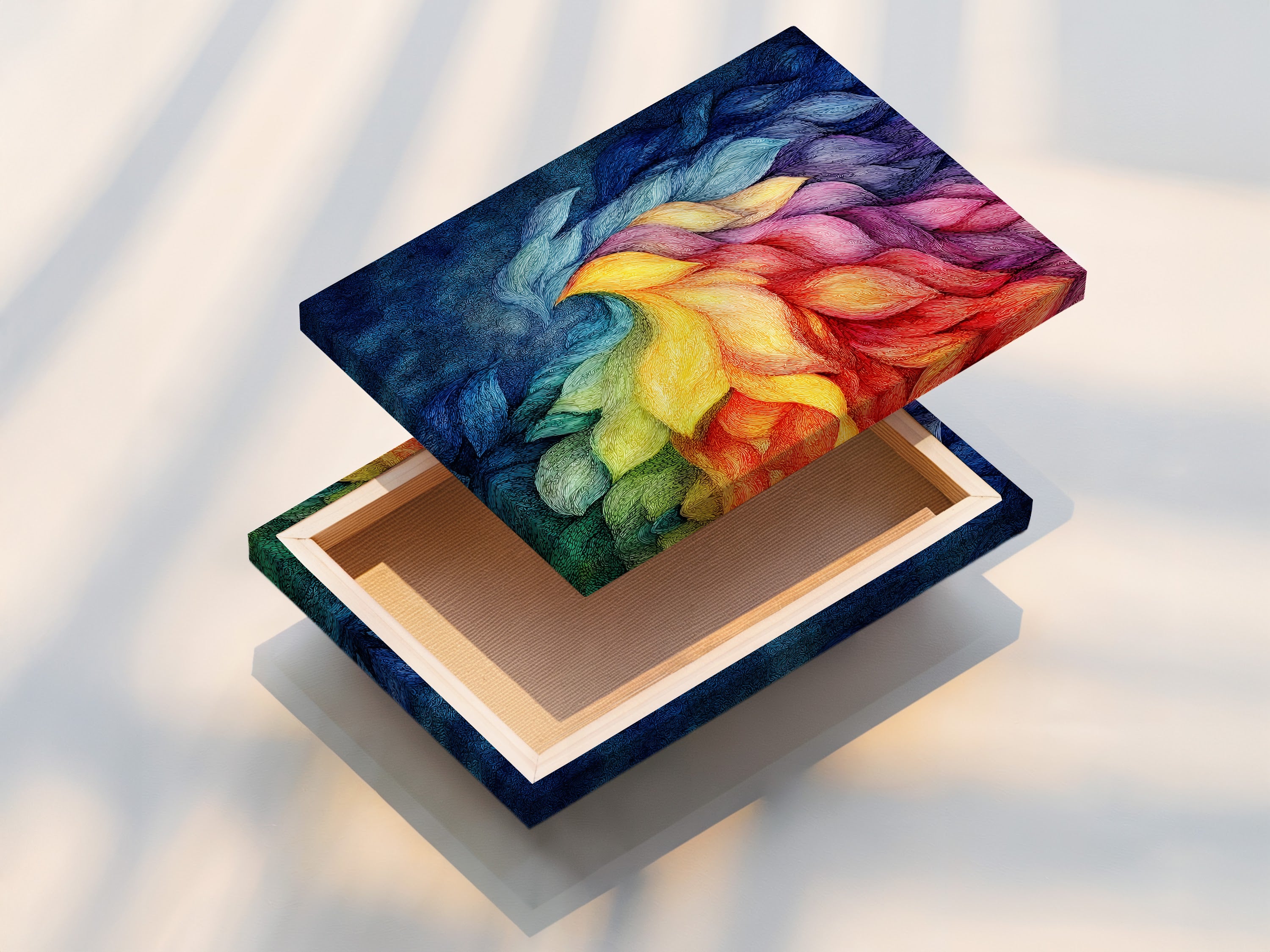 This is a stretched canvas print. The canvas is tightly stretched. It is ready to hang. The print features vibrant colors. Enjoy gallery quality art at home. Transform your space with beautiful canvas prints. Explore our wide selection now.