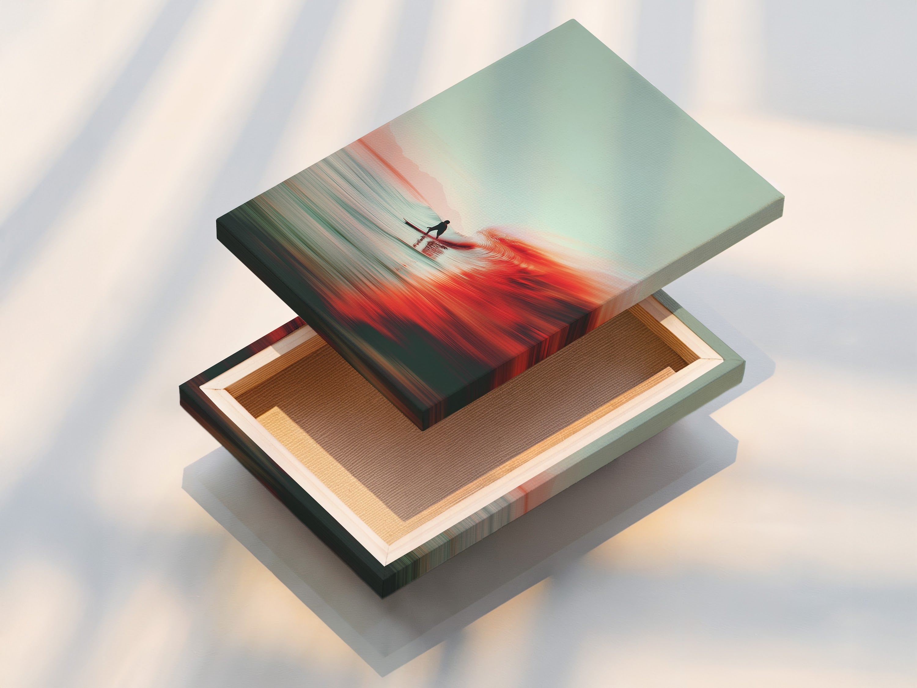 The stretched canvas print is ready to hang. The texture enhances the artwork. Explore our range of stretched canvas art. Ready to transform your space. Durable and visually appealing. Shop today.