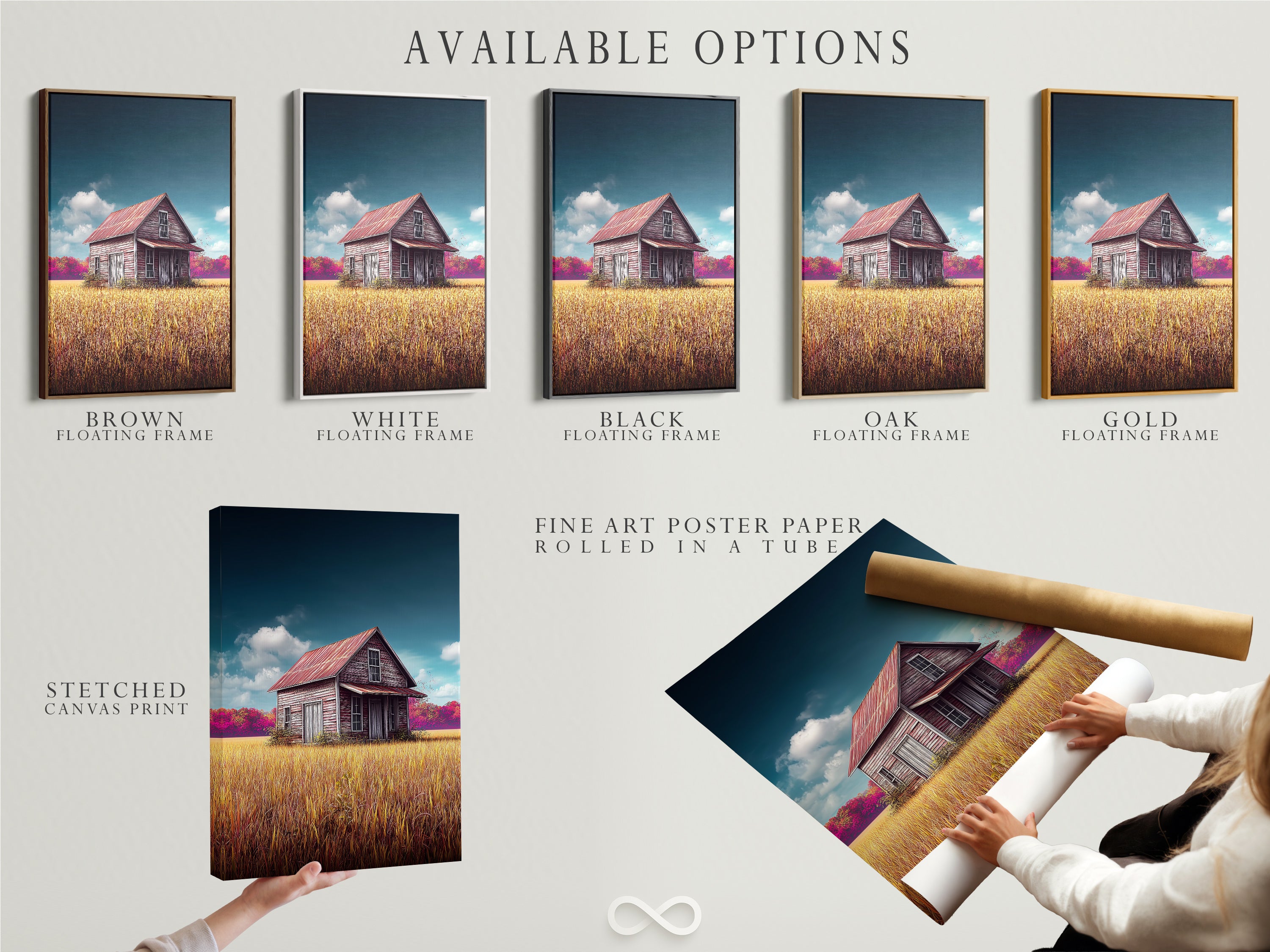 Explore available options for your artwork needs. Choose from stretched canvas prints fine art poster paper and floating frames. Customize your selection to match your unique style. Find the perfect medium to showcase your favorite pieces and elevate your home decor.