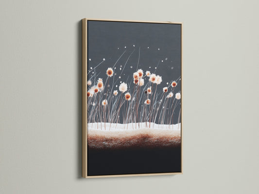 The oak frame adds a touch of nature. The artwork inside brings the outdoors in. The oak art frame is a beautiful and sustainable choice. Perfect for any nature lover.