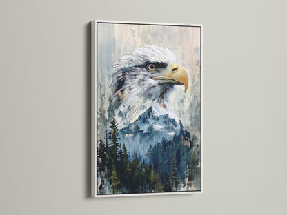 Artwork showcased in a white frame. The frame provides a clean modern look. White frames brighten any space. Discover the beauty of white frames for your artwork.