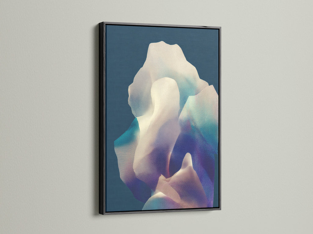 This black frame provides a bold statement for your art. The dark finish creates a striking contrast. Make your artwork stand out with this classic frame. It adds drama and sophistication to any space. A timeless option for art display.