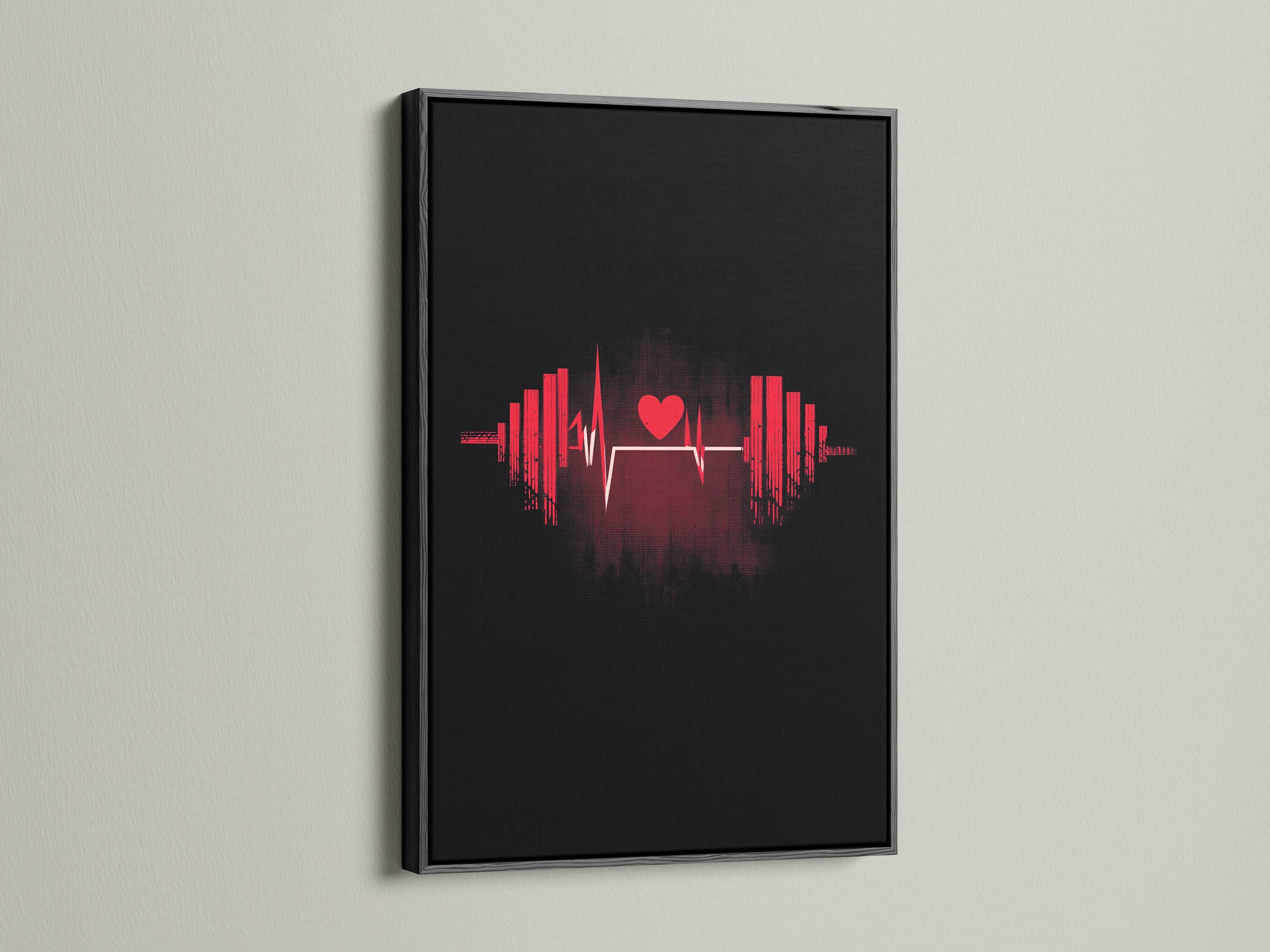 Artwork displayed in a sleek black frame. The bold black frame adds drama. It makes your artwork stand out. A black frame is a classic choice. It draws the eye to the artwork. It creates a polished sophisticated look.