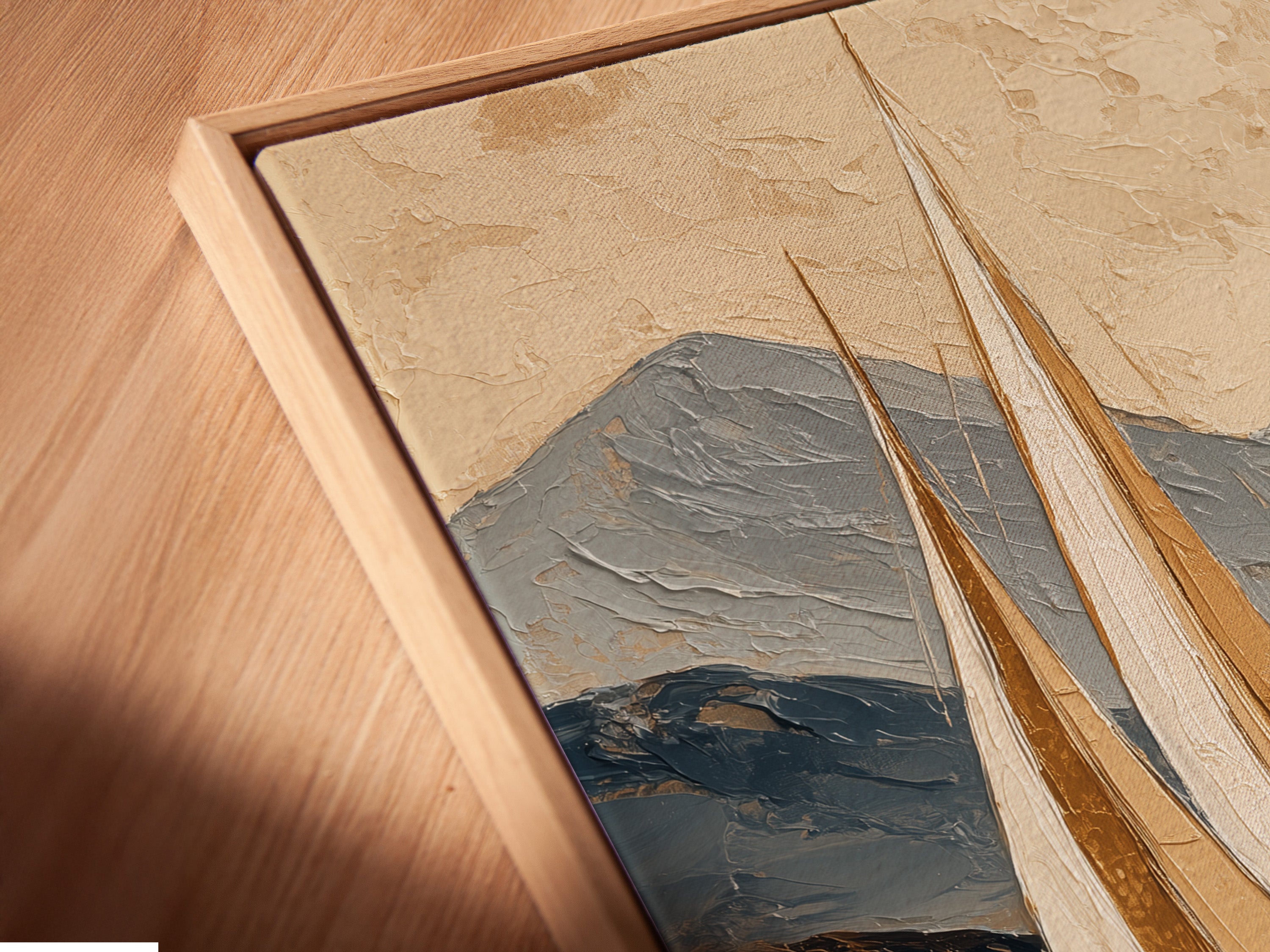 Sailboat Ocean Wave Art - Vintage Nautical Painting, Coastal Wall Decor, Mountain Seascape Print, Beach House Art, Maritime Decor