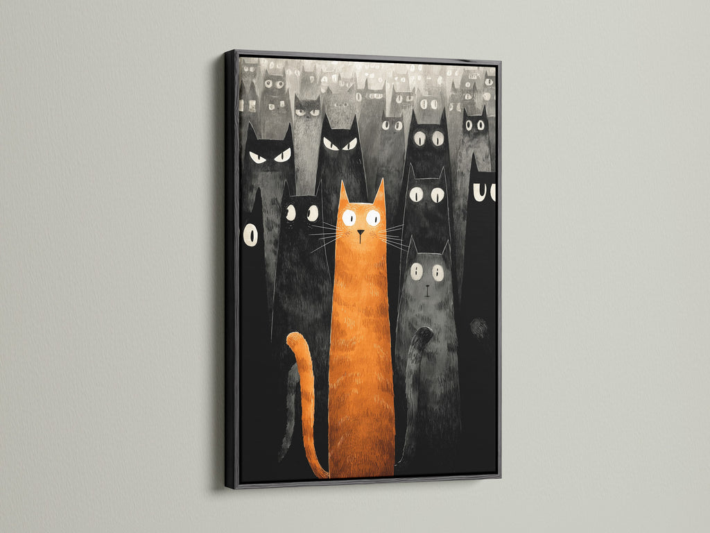 Artwork in a black frame provides a bold and sophisticated statement. The dark frame adds contrast and depth to the artwork. It makes the colors pop. Ideal for any room seeking a touch of elegance. Shop now