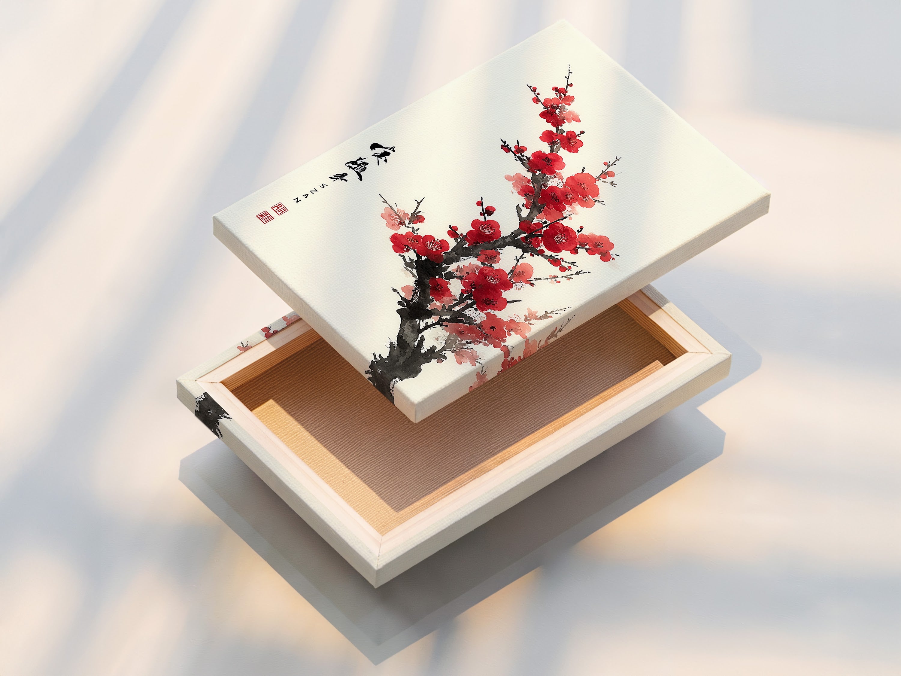 A stretched canvas print is displayed. The canvas is stretched tightly over a frame. It is ready to hang on your wall. Experience the texture and depth of canvas prints. Elevate your space with high-quality artwork. Create a gallery-worthy display in your home.