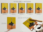 Explore available options: stretched canvas print fine art poster and floating frame. Choose the perfect format to match your style. See how each option enhances the artwork. Customize your selection for a unique display. Find the best fit for your home.
