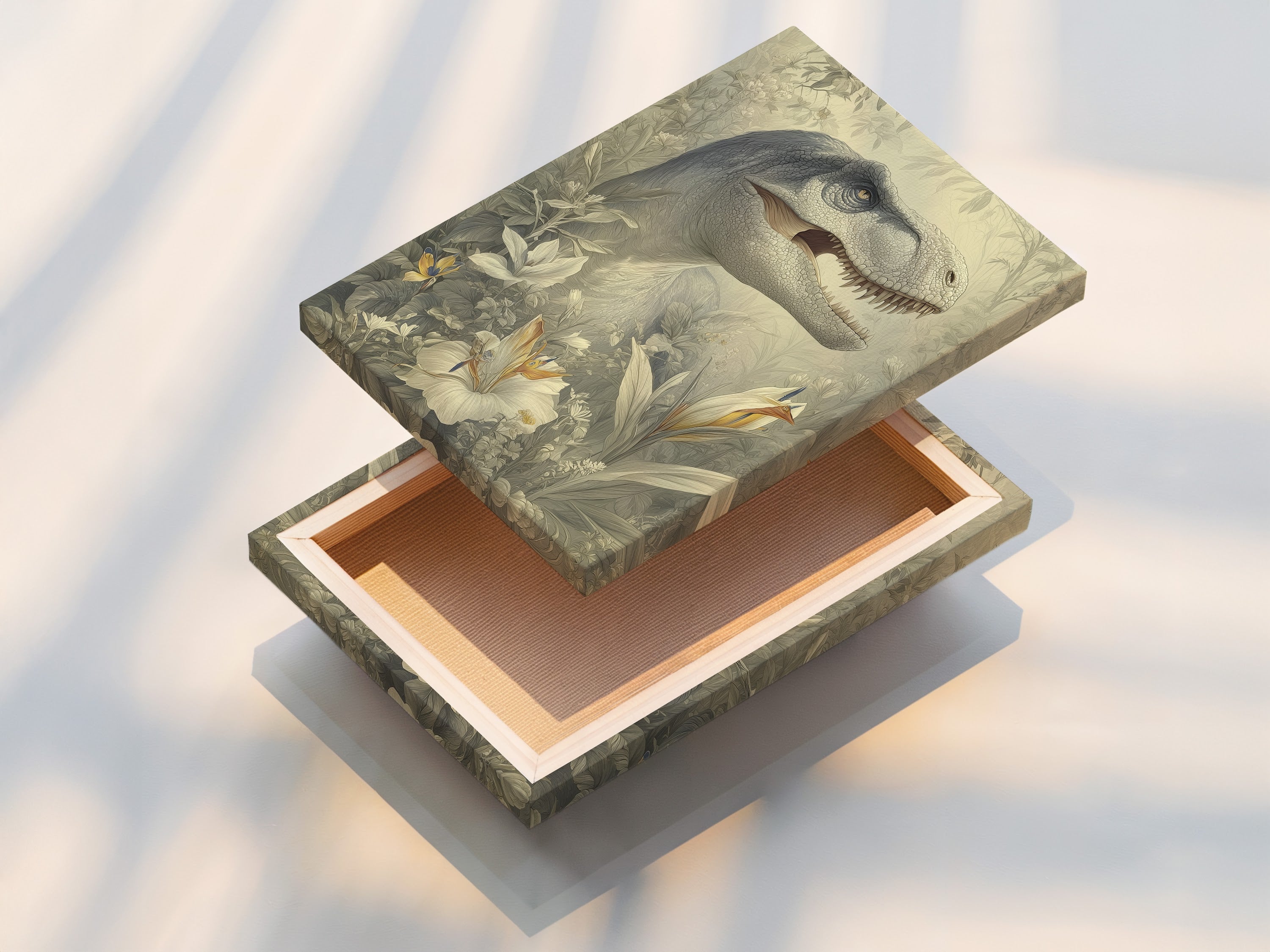 A beautifully stretched canvas print ready to hang. Our stretched canvases provide a gallery wrapped look. They are ready to display. Enjoy the texture and depth of canvas art prints in your space.