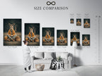 See the size comparison chart for wall art. Visualize how different sizes fit in your space. Ideal for planning your home decor. The chart helps you choose the perfect art size. Perfect for homeowners and interior decorators. Make informed decisions with this helpful guide. Transform your space with the right artwork.