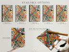 This image showcases available art options. Options include stretched canvas prints. Fine art poster paper is available. Floating frames are also an option. Choose the perfect format for your artwork. Customize your art to match your style. Explore the possibilities with our art options. Create a unique piece.