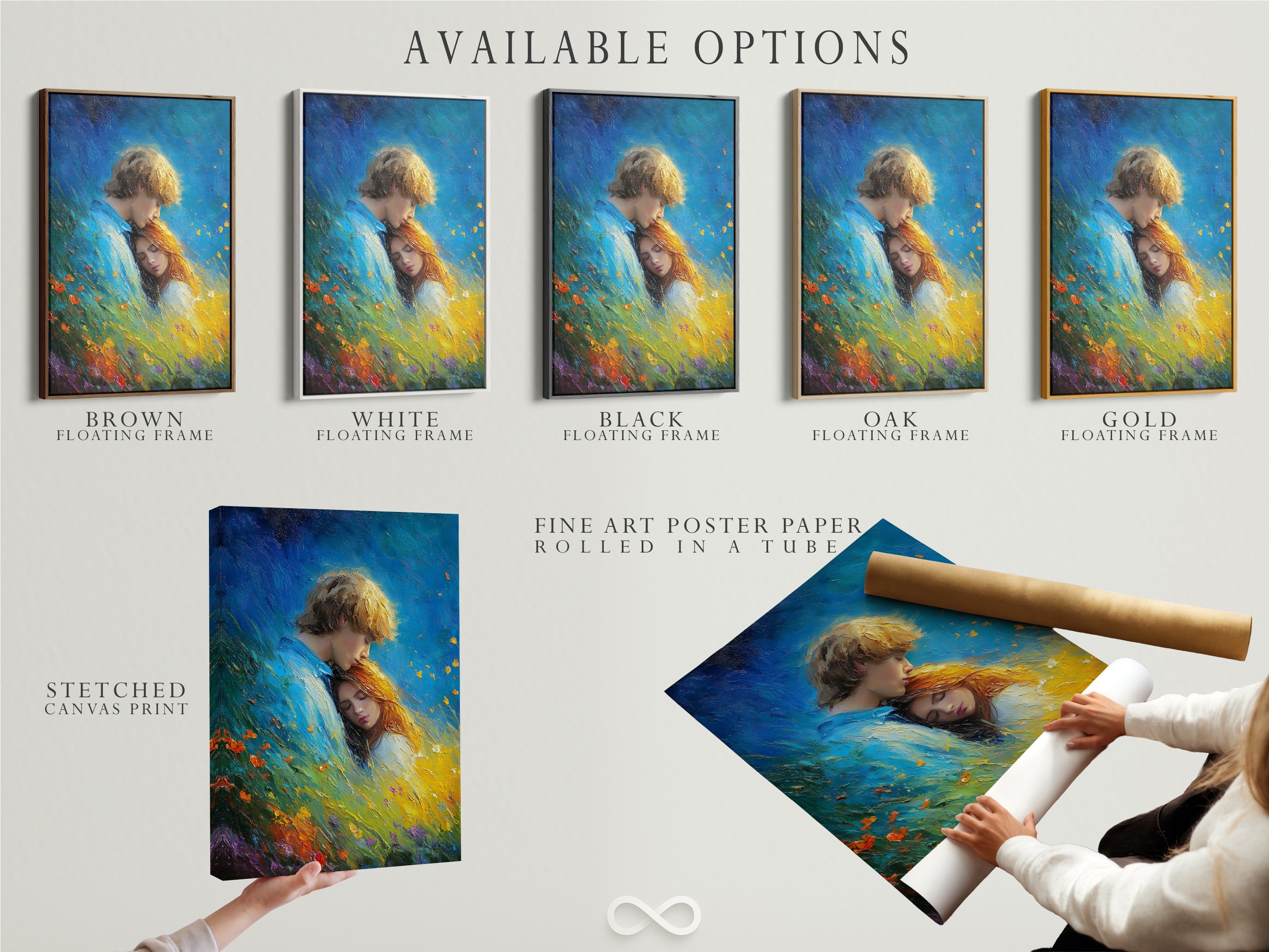 Explore available options for your artwork. Choose from stretched canvas prints fine art poster paper or floating frames. Each option offers a unique aesthetic. Customize your art to match your style. Discover the perfect presentation for your memories. Transform your space with personalized art