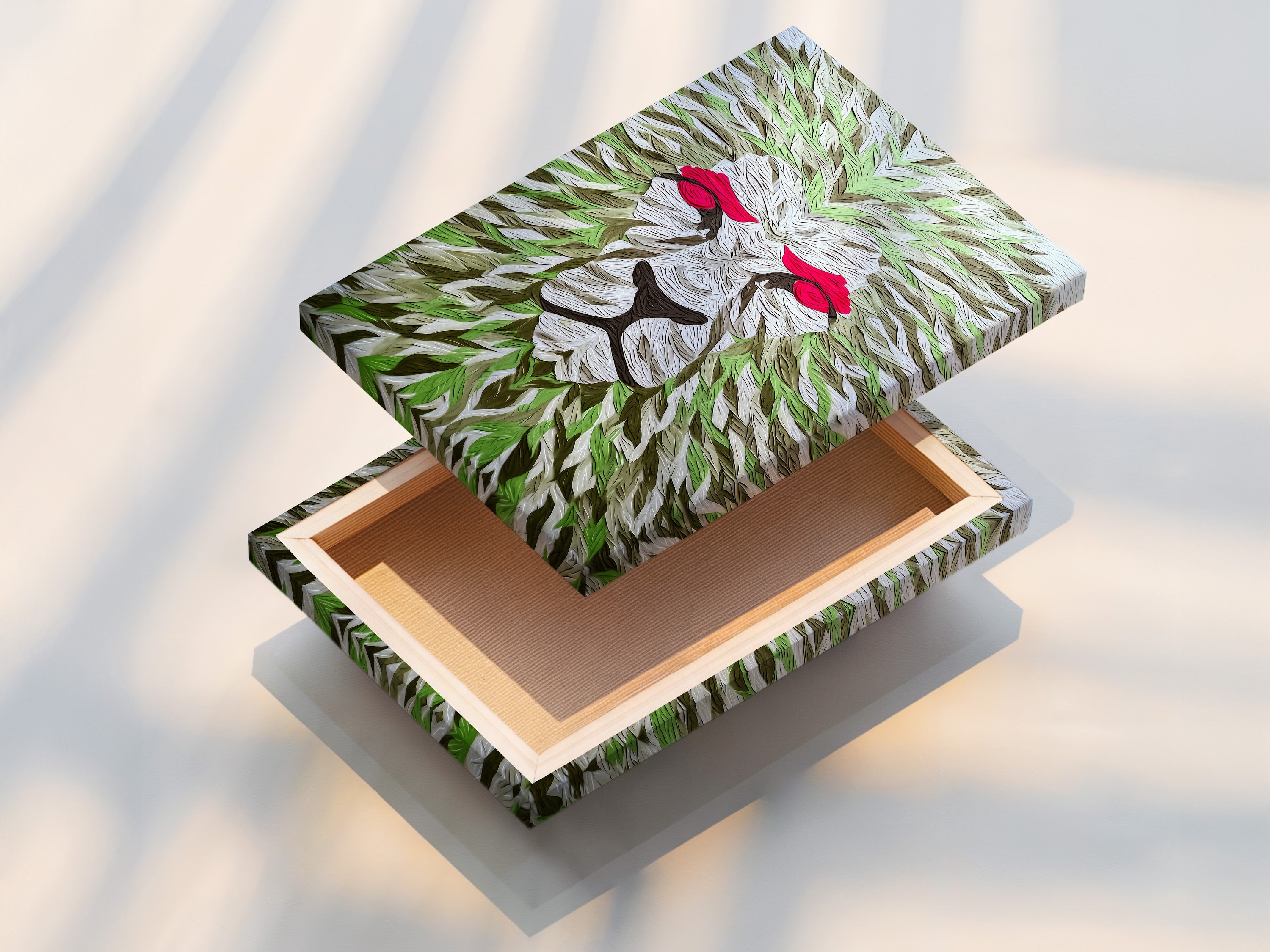 This is a stretched canvas print. The artwork is ready to hang. The canvas texture enhances the art's details. The stretched canvas provides a clean look. This makes the art appear gallery-worthy. Perfect for any room needing art. Enjoy art with this stretched canvas.