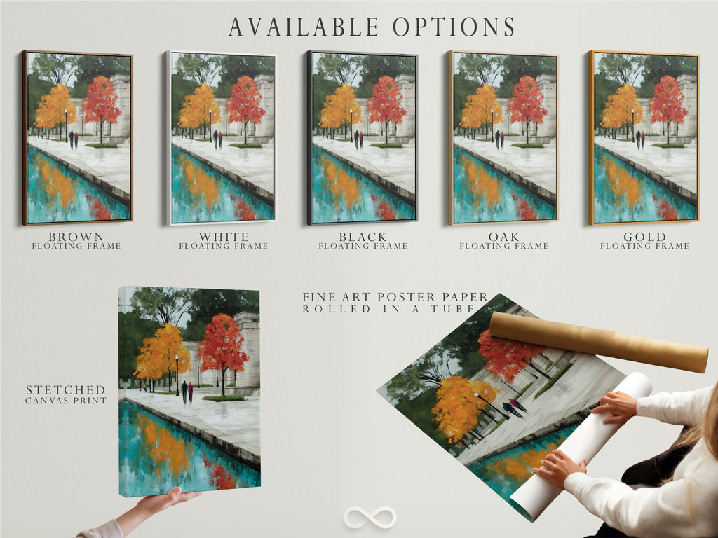 Explore available artwork options. See choices like stretched canvas prints. Also find fine art poster paper and floating frames. This allows you to customize your artwork. Find the perfect style to match your taste. Discover artwork solutions for your decor.