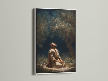 This artwork is framed in white. It offers a clean and modern look. The white frame enhances the artwork's colors. It creates a fresh and calming atmosphere. Add elegance to your home with this beautiful piece. The white frame is versatile.