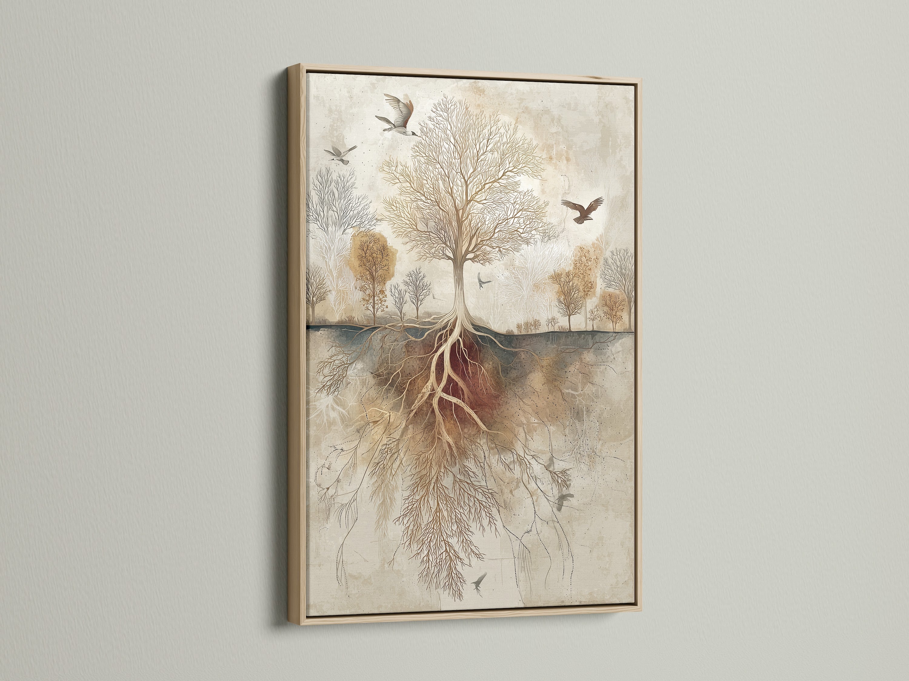 View artwork in an oak frame. The oak frame enhances the artwork's natural beauty. Perfect for rustic or traditional interiors. Discover the charm of this framed artwork. The oak frame provides a warm elegant touch. This artwork becomes a focal point in any room.