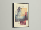 Abstract Tree Art Print - Modern Nature Wall Art, Geometric Landscape Poster, Contemporary Home Decor, Minimalist Artwork