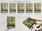 Available options include a stretched canvas print a fine art poster paper and a floating frame. Choose the perfect option for your birch tree artwork. Perfect for living room wall art or office decor.