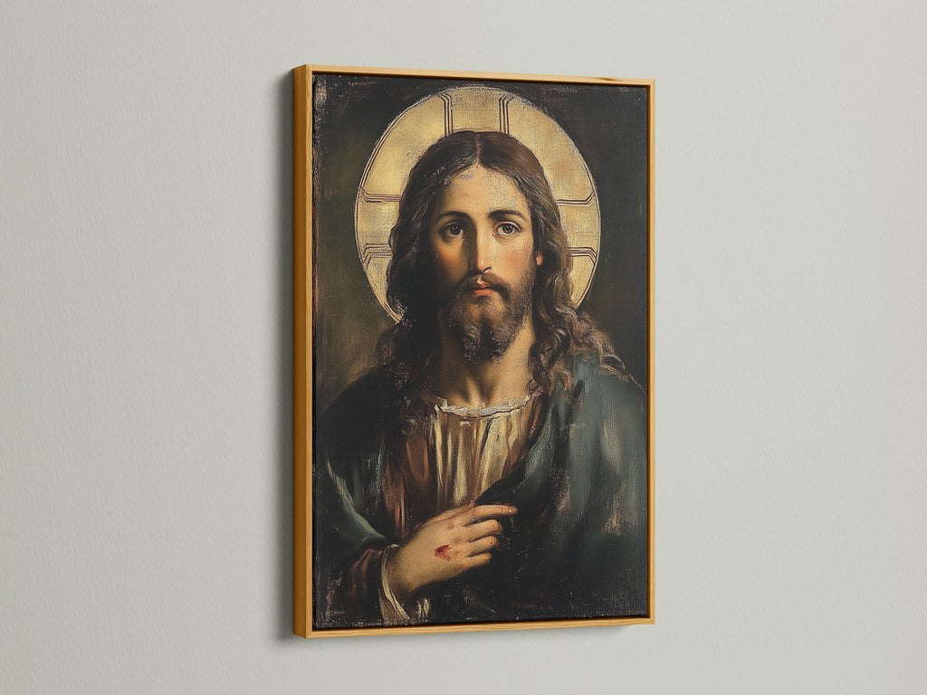 A gold frame brings a touch of luxury and opulence to your artwork. This frame is perfect for adding a sophisticated touch. The gold finish enhances your art piece. It adds warmth and richness to any room. The frame elevates your decor.