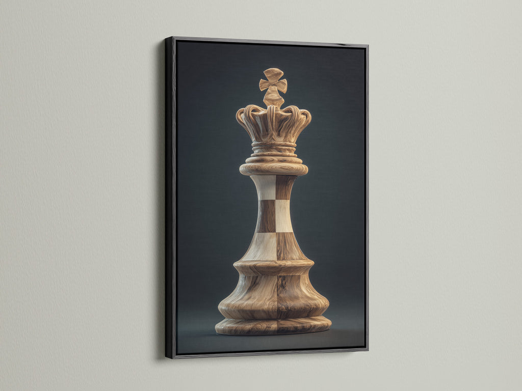 Black frame displaying a beautiful artwork. The dark frame adds a bold and sophisticated touch. It makes the artwork stand out even more. A classic choice for a gallery-like presentation in your home.