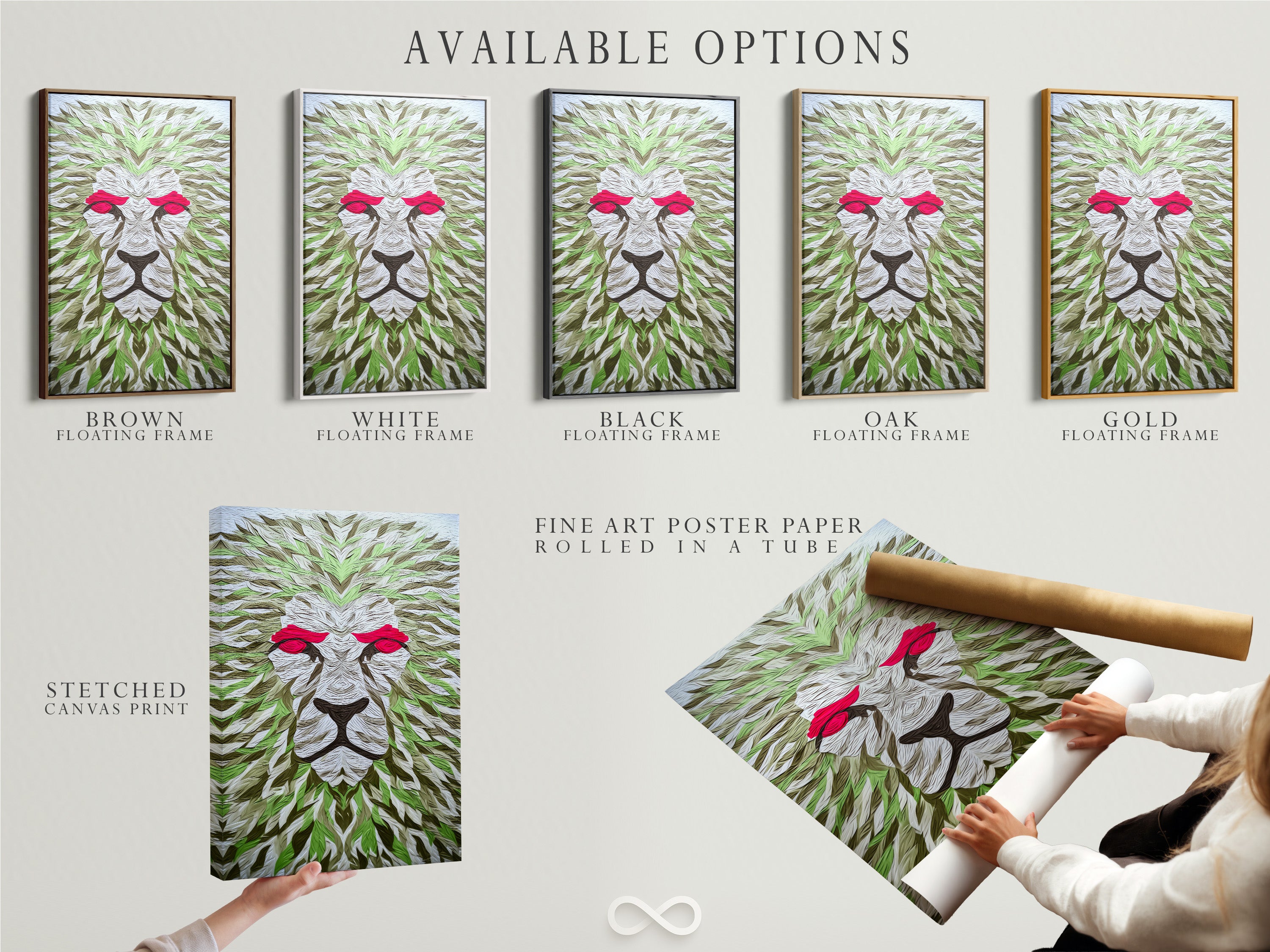 Explore these available options. Stretched canvas print is available. So is fine art poster paper. Consider a floating frame to showcase art. Each option offers a unique way to display art. Choose what best fits your style. Find the perfect format for your artwork.