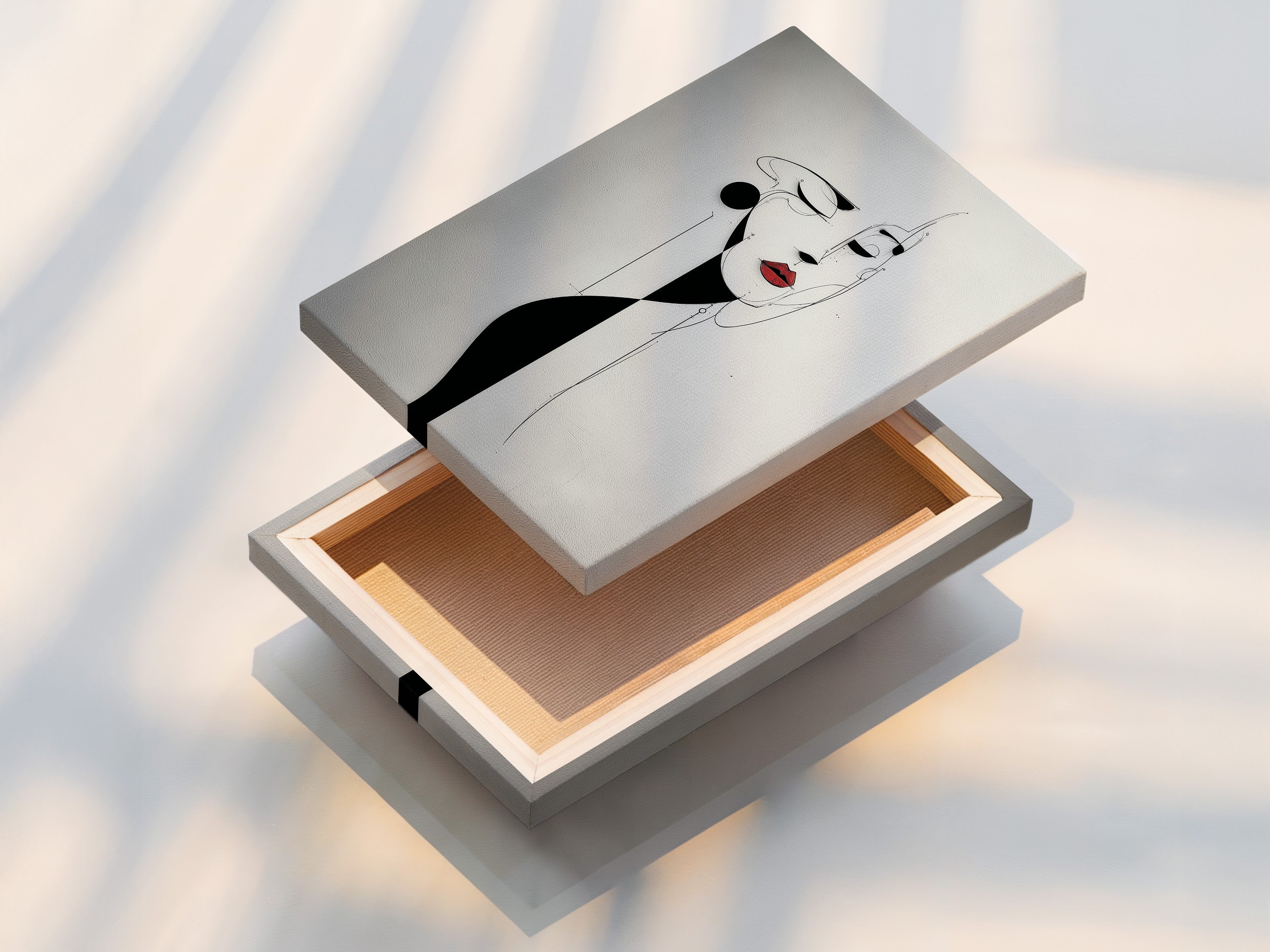 See a stretched canvas print ready to hang. The canvas is tightly stretched for a smooth finish. Experience art with vibrant colors and sharp details. This print is durable and ready to enhance your space. Enjoy gallery-quality art in your home.