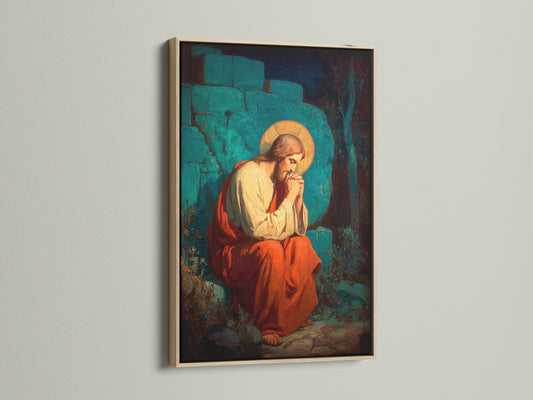 Check out this artwork in an oak frame. The light wood grain adds warmth and character. This frame enhances the art piece beautifully. Oak frames offer a classic and timeless look. They are perfect for any home decor style.