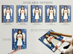 Available options for the Nurse Angel artwork. Choose from a stretched canvas print fine art poster paper or floating frame. The artwork features a nurse with angel wings holding a heart with a medical cross. Customize your tribute to healthcare heroes with these versatile options.