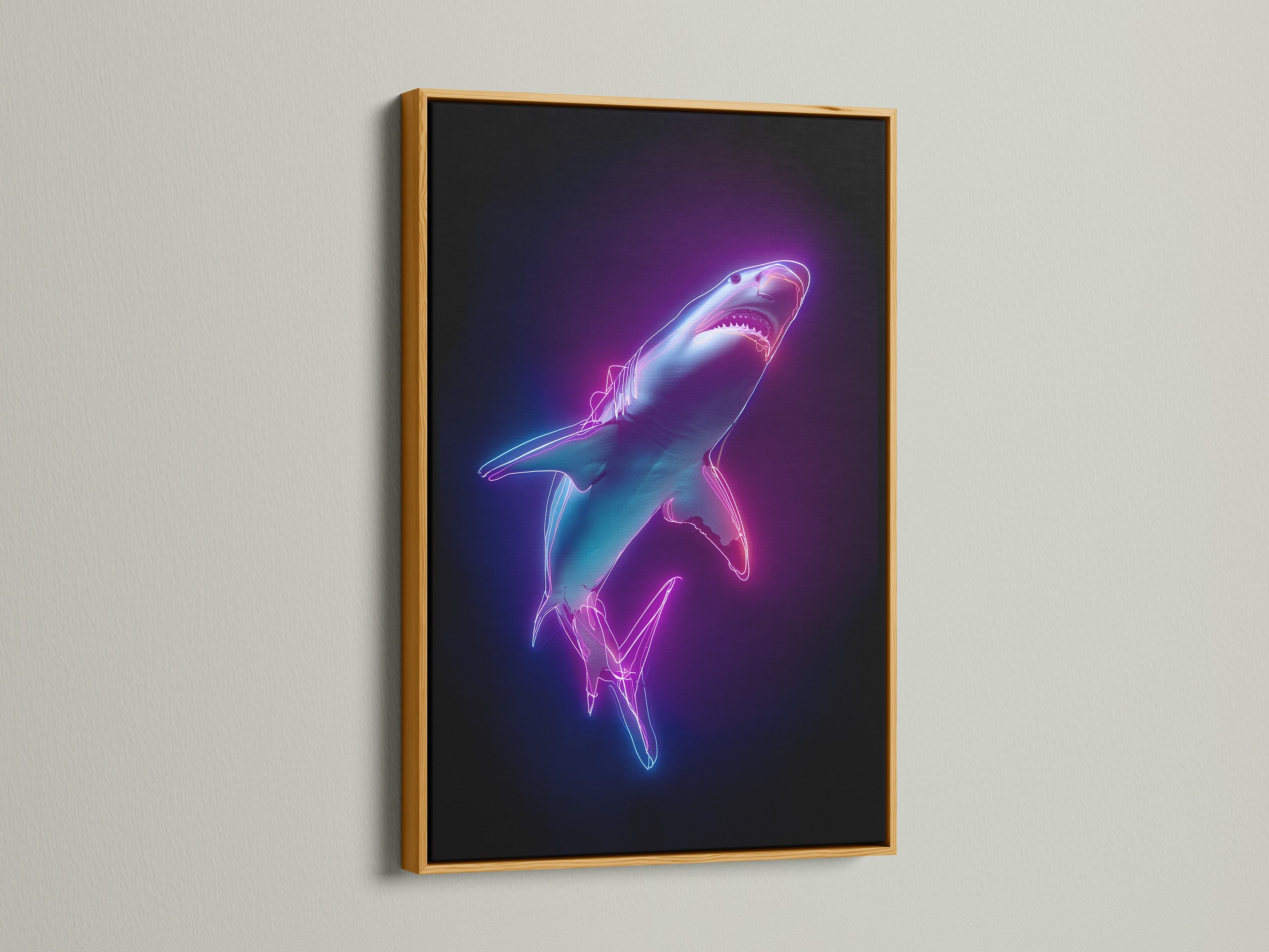 A gold frame adds a touch of luxury to the artwork. The shimmering gold finish brings elegance. The gold frame makes the artwork stand out. Perfect for creating a focal point in any room. Elevate your artwork with this opulent frame style.