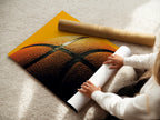 Woman rolling fine art poster paper. High-quality paper ensures vibrant colors. Preserve your artwork for years to come. Discover the beauty of fine art prints. Explore our collection today. Shop now!