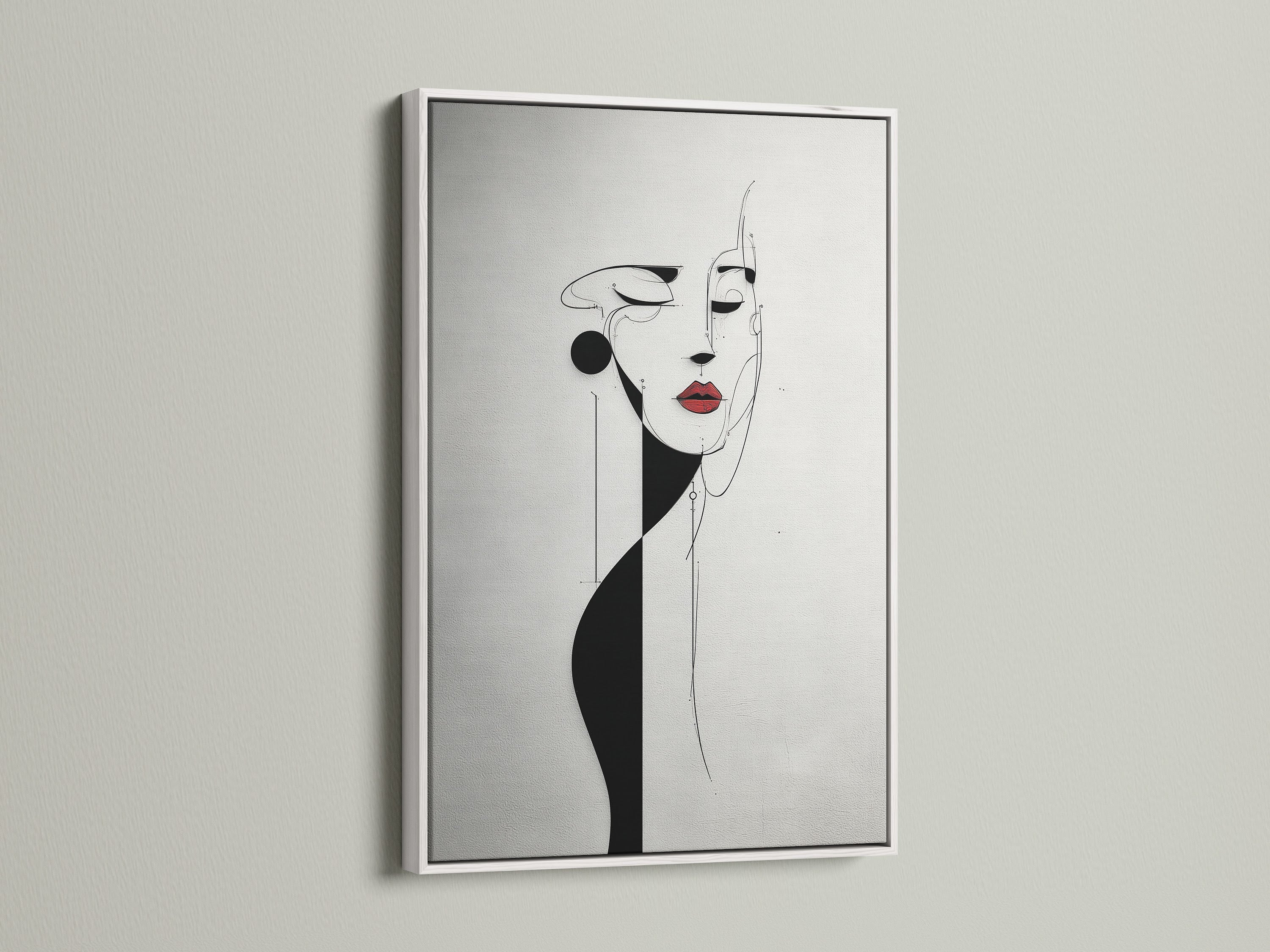 Discover the clean look of a white frame. This frame complements any art piece. Its bright color creates a fresh aesthetic. Ideal for modern spaces. See how a white frame can brighten your artwork. Choose white for a versatile framing solution.