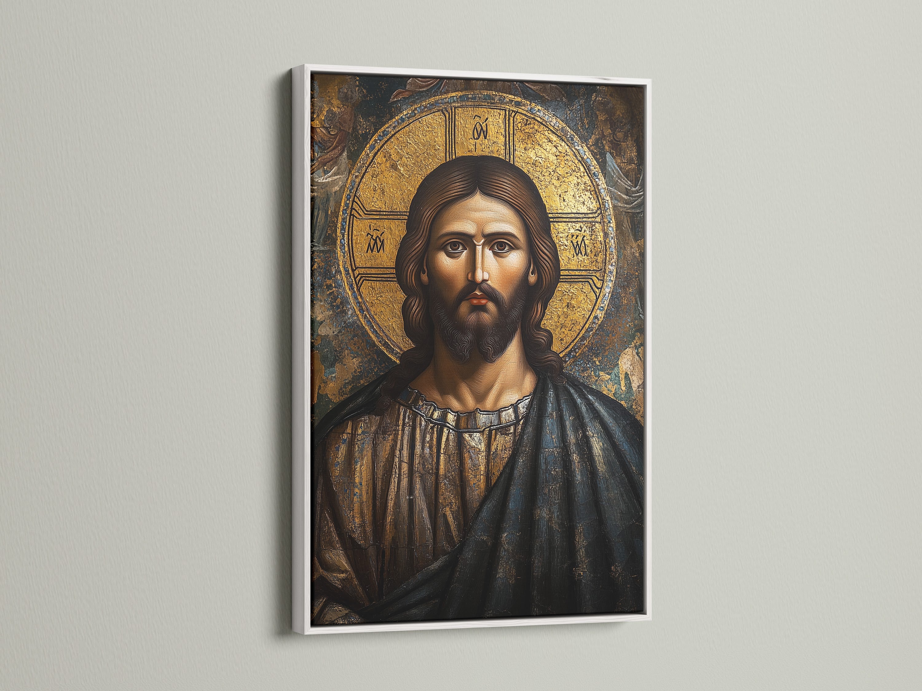 Artwork showcased in a clean white frame. The bright white finish adds a modern touch. Ideal for minimalist interiors. Create a gallery-worthy display with our white frames. They offer a fresh contemporary look to your art.