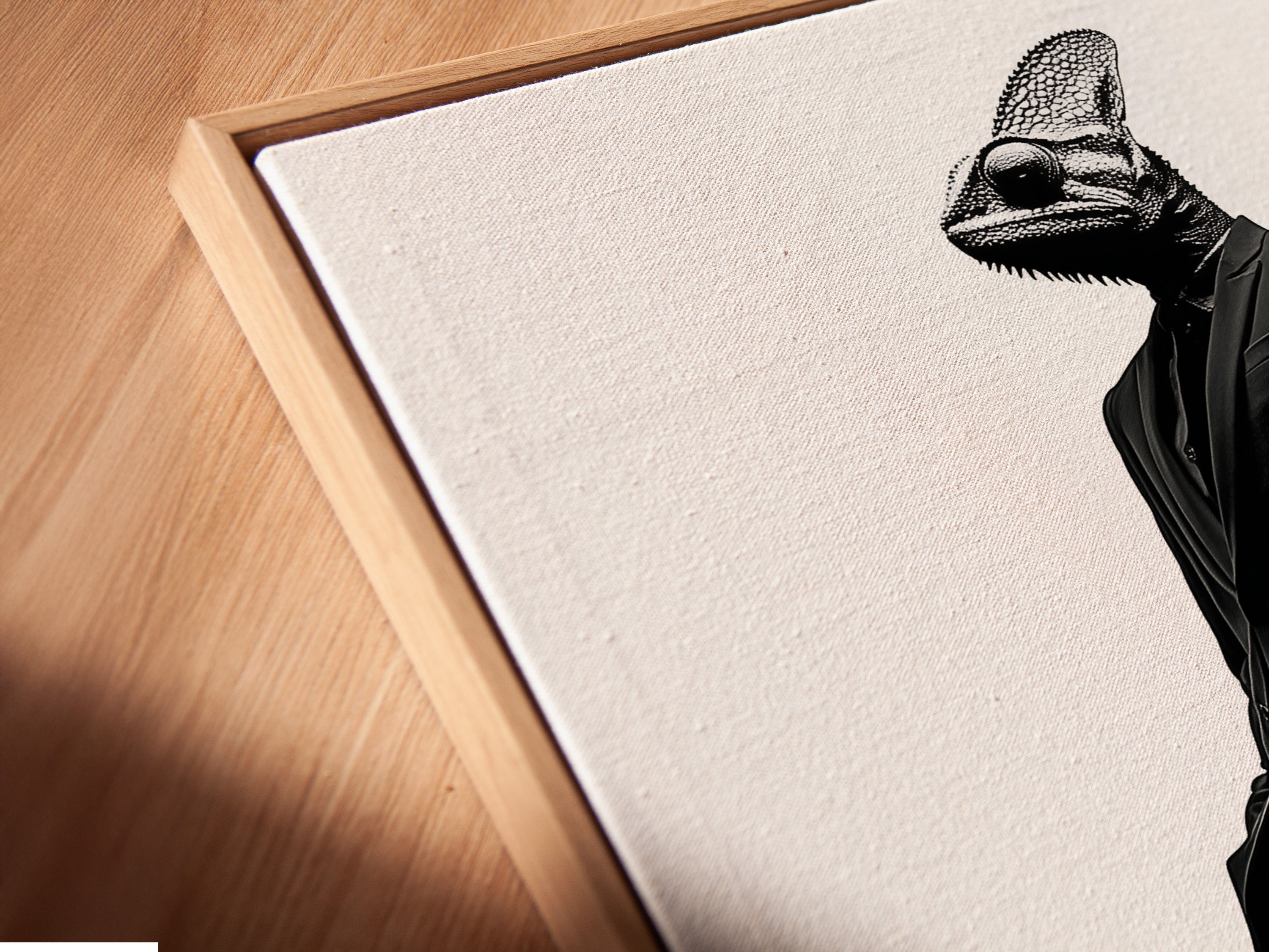 Get a close-up view of our canvas print. It is displayed in a floating frame. The frame creates a unique shadow effect. The canvas adds texture. It creates a gallery-worthy look. Explore the details of our art prints.