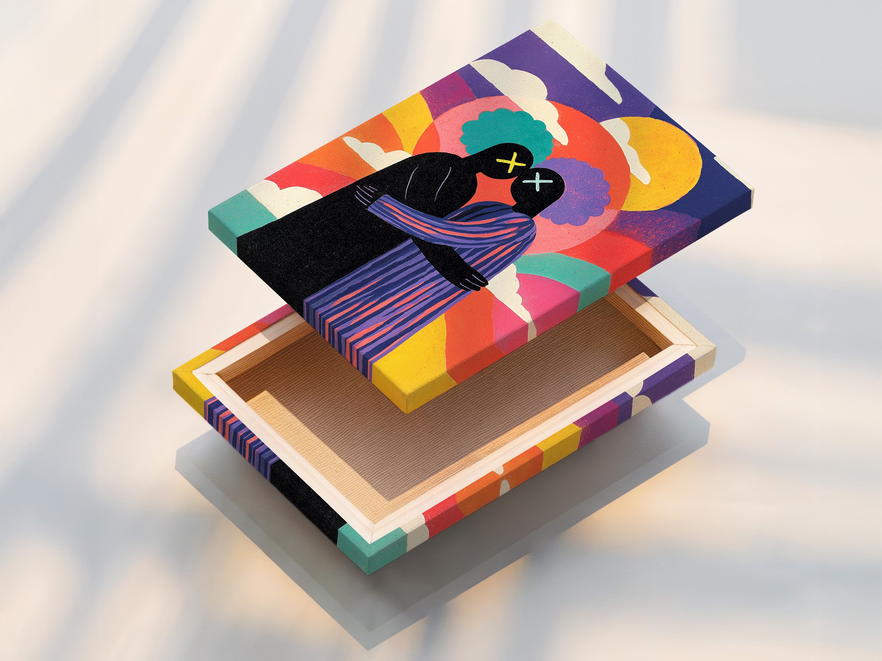 A stretched canvas print displaying vivid artwork. The canvas is tightly stretched. The print is ready to hang. This stretched canvas print brings art to life. Perfect for any room. View stretched canvas prints.