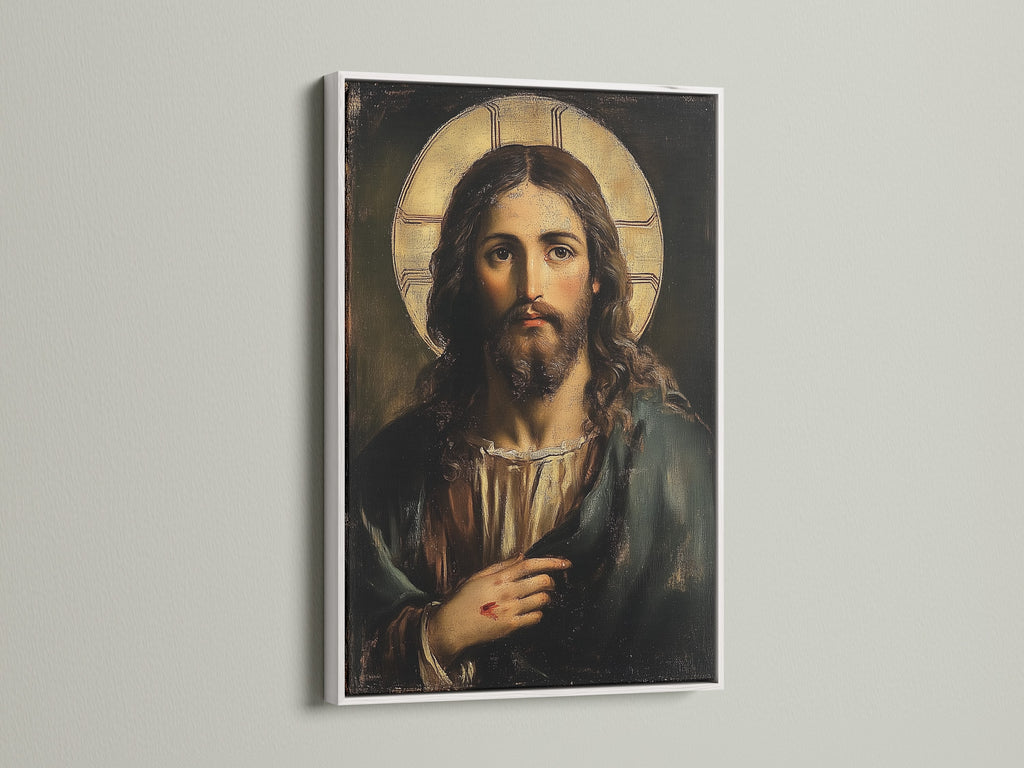 The white frame provides a clean and modern look for your artwork. Its neutral tone ensures it matches any interior. Highlight your art with this sleek frame option. It offers a contemporary aesthetic. The frame is a great addition to any space.