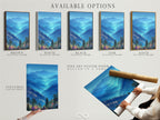Explore available options for Blue Ridge Mountains artwork. Choose from stretched canvas prints fine art poster paper and floating frames. Customize your selection to match your style. Perfect for modern decor nature prints and landscape wall art.