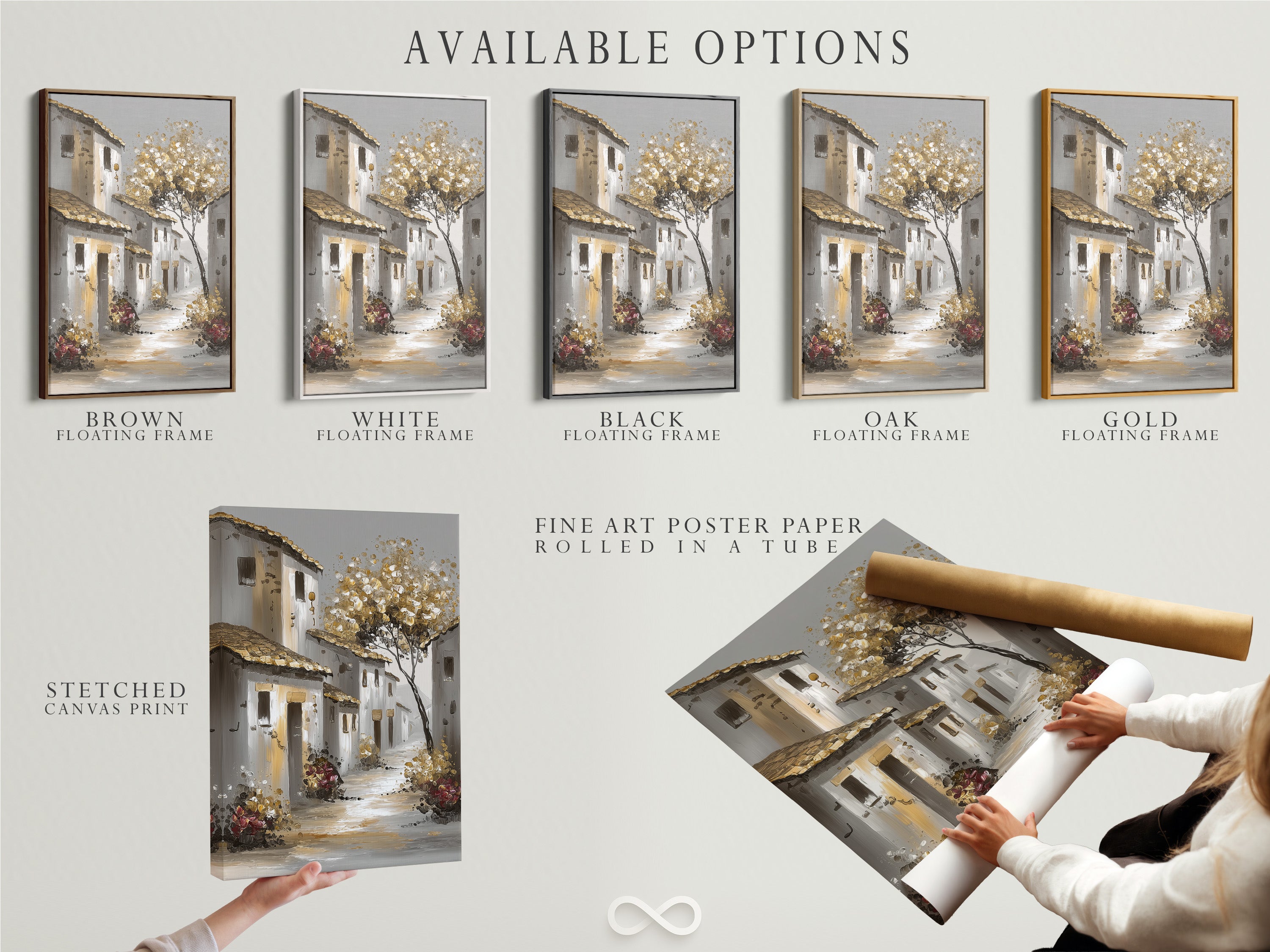 Available options include stretched canvas print. Also available is fine art poster paper. And a floating frame option. The options cater to diverse preferences and styles. Choose the perfect format to showcase your artwork. Each option enhances the art.