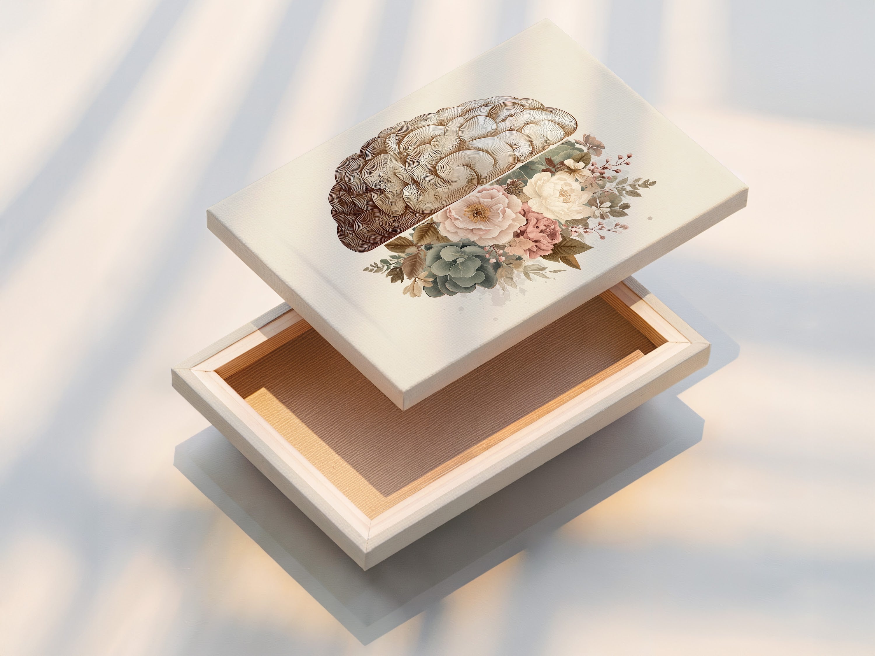 A stretched canvas print is showcased. The canvas texture adds depth and richness to the artwork. The stretched canvas is ready to hang. The print offers a gallery-quality look. See how stretched canvas prints can transform your walls with elegance.