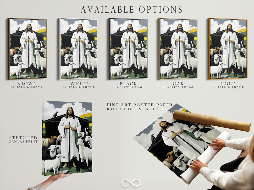 Explore available options for your artwork. Options include stretched canvas prints. Fine art poster paper is available. Consider a floating frame. Choose the perfect medium and style for your art. Customize your art to match your taste. Discover the possibilities.