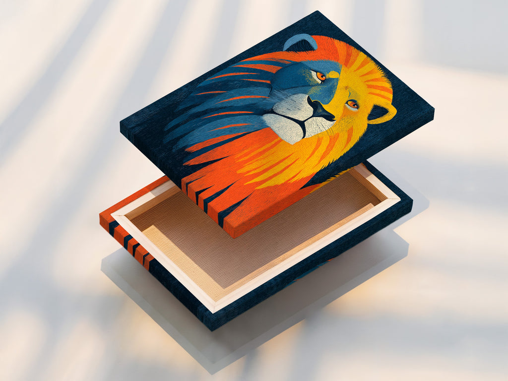 This is a stretched canvas print. The canvas print is stretched perfectly. It is ready to hang. It provides a gallery-quality look. The vibrant colors and detailed artwork create a stunning visual impact on the wall.