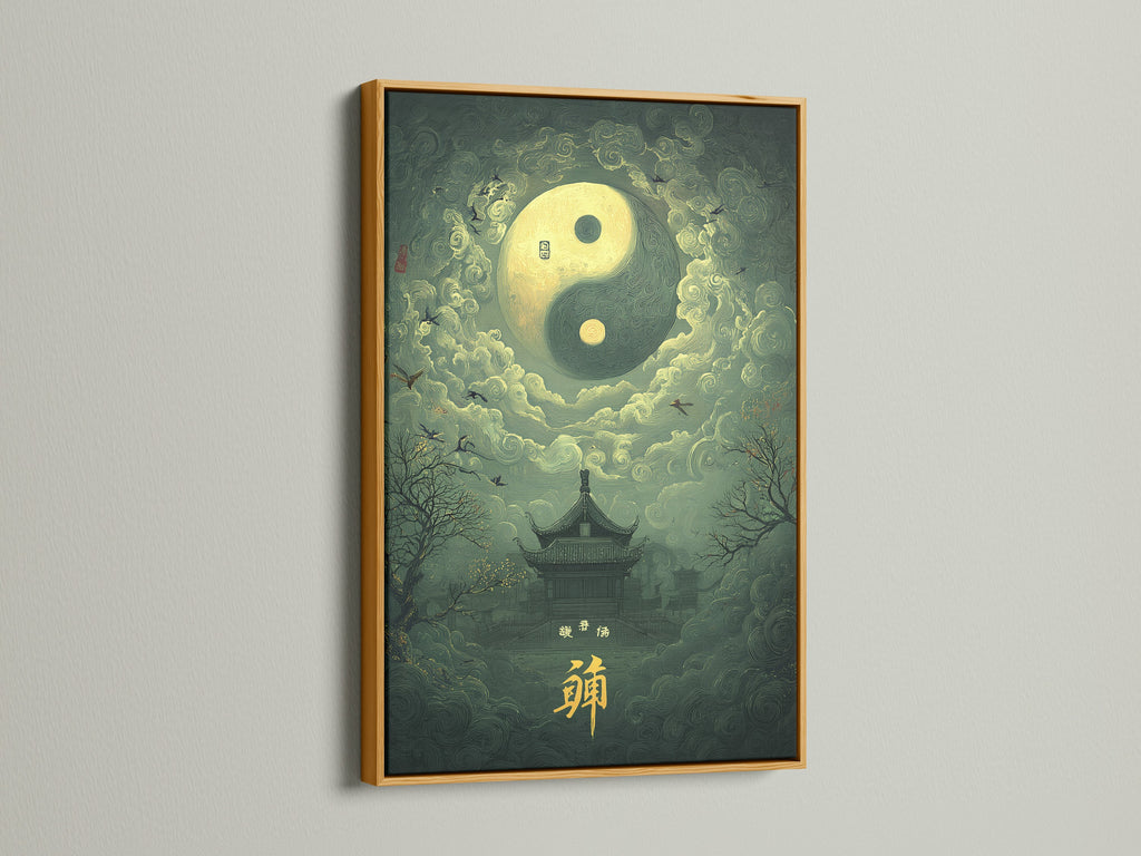 Artwork is showcased in a luxurious gold frame. The gold frame adds a touch of glamour. Perfect for creating a statement piece. The metallic accents enhance the artwork. Elevate your space with this opulent framing style. Discover the elegance of gold frame art.