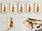 Discover available options for music artwork. Choose from a stretched canvas print. Consider fine art poster paper or a floating frame. Customize your violin graffiti art. Get the perfect piece for your decor.