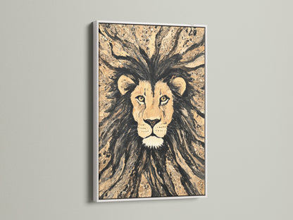 A white frame surrounds a piece of art. It offers a clean and modern aesthetic. The bright white enhances the colors. Making the artwork pop. This frame provides a fresh gallery look. It matches any decor.