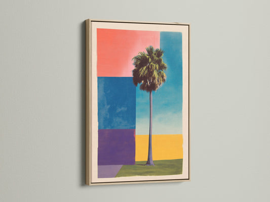 Oak frame art print. The frame offers a natural and warm aesthetic. It complements a variety of artwork styles. Its timeless appeal enhances any room. Elevate your artwork with this classic frame option. Discover the beauty of framed art.