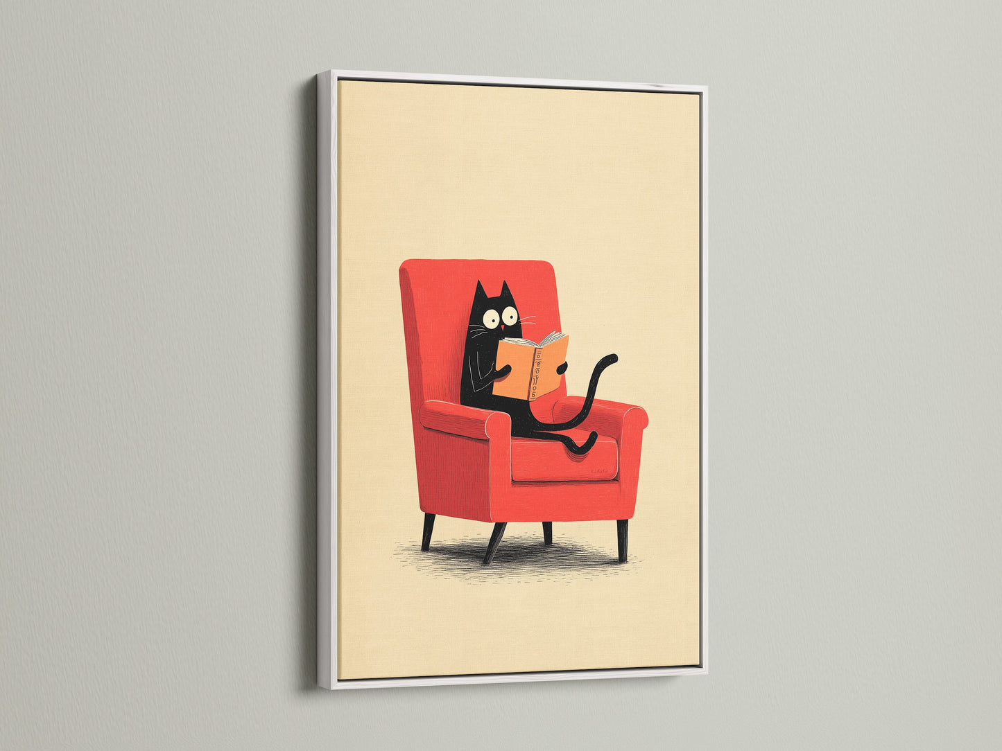 Here is a white frame art print. The white frame offers a clean and modern look. It makes the artwork pop. A versatile option for any decor style. Perfect for adding sophistication to your home.