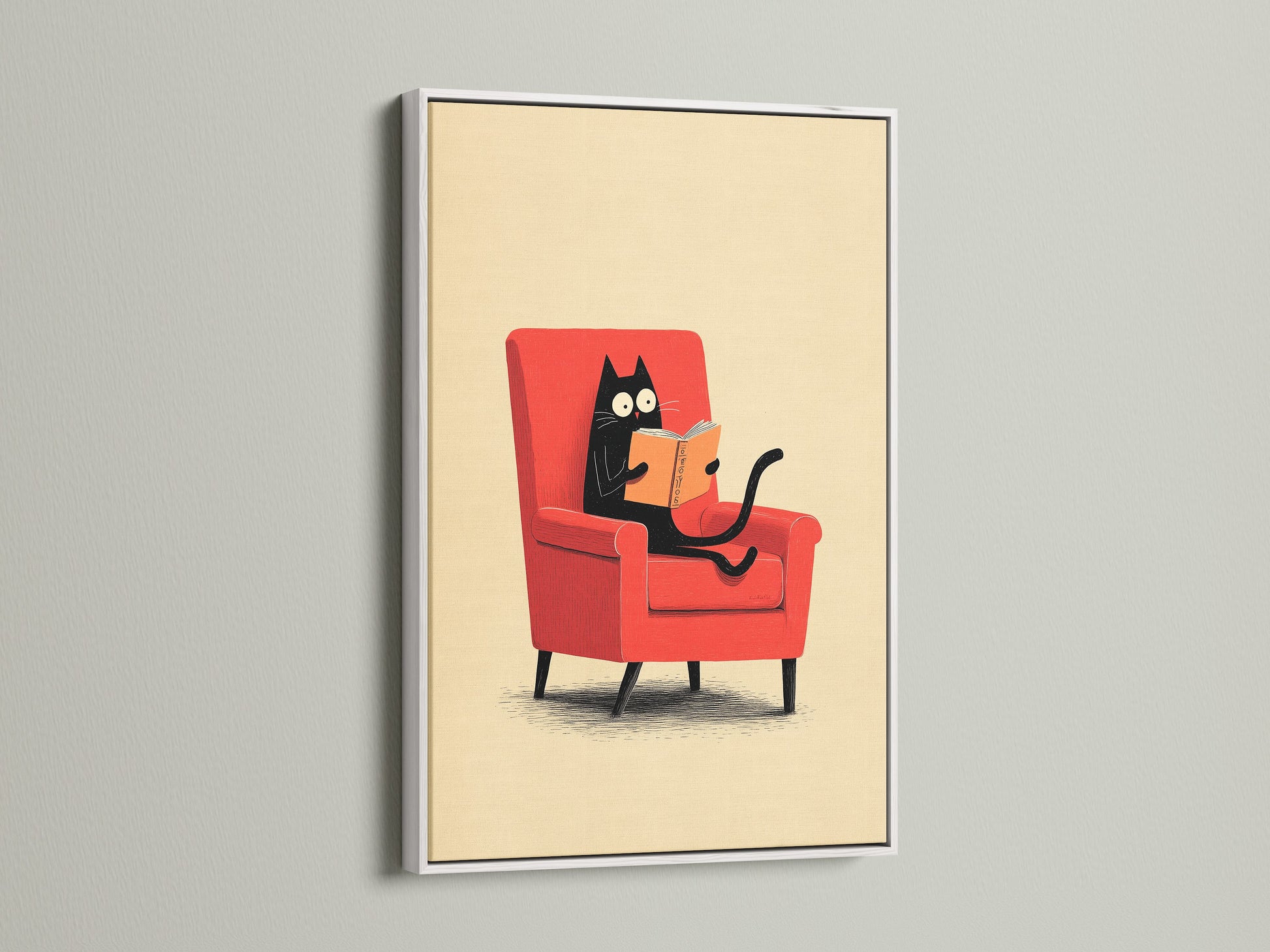 Here is a white frame art print. The white frame offers a clean and modern look. It makes the artwork pop. A versatile option for any decor style. Perfect for adding sophistication to your home.
