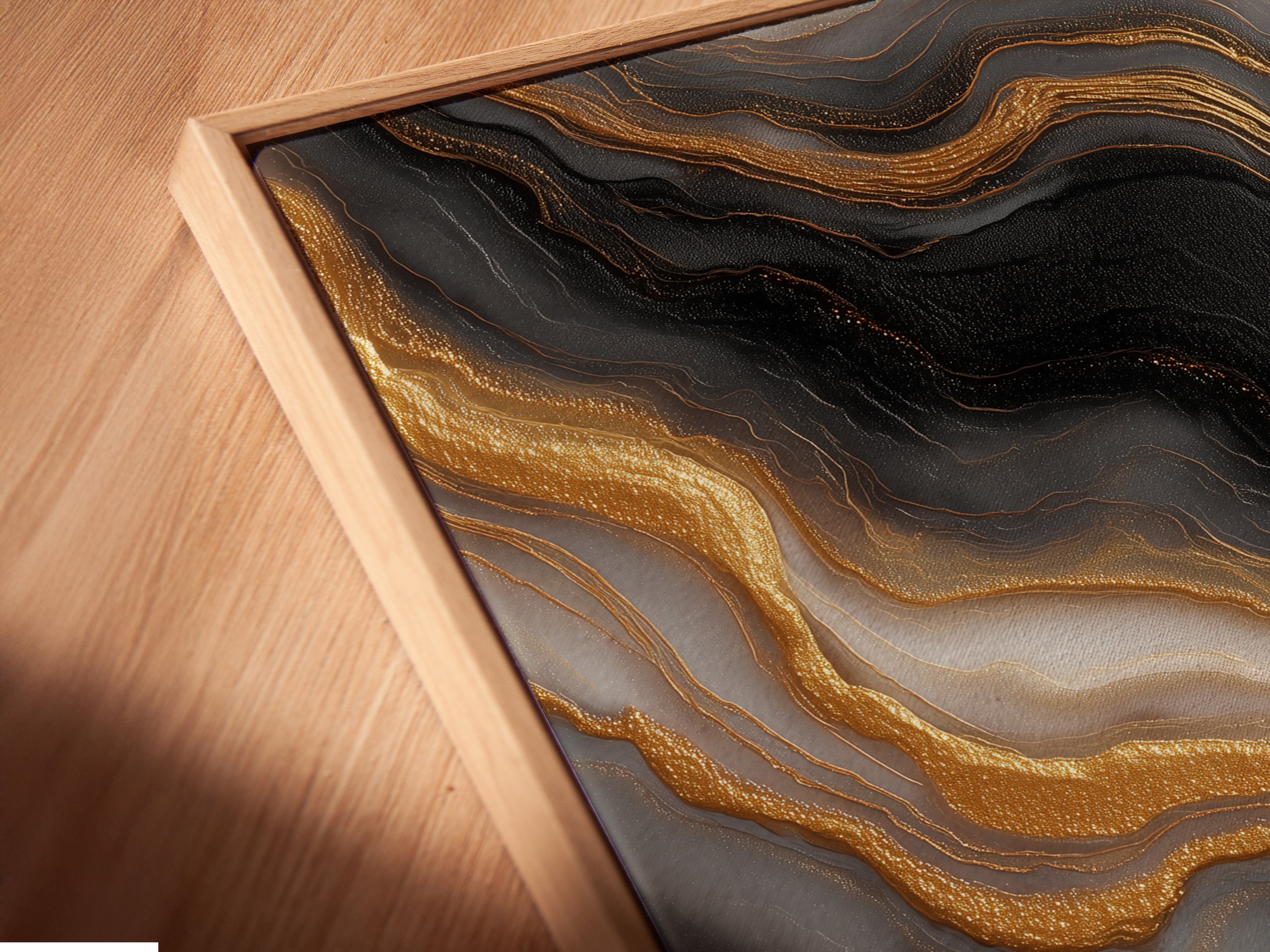 Get a close up of our canvas print in a floating frame. The artwork appears to float within the frame. Floating frames create a modern and stylish look. Perfect for displaying canvas prints. Discover the beauty of floating frames now.