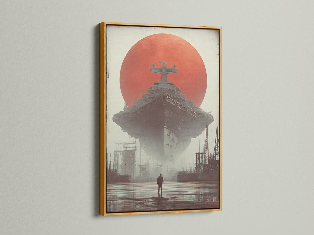 Add a touch of luxury with a gold-framed art piece. This artwork is beautifully showcased in a gold frame. The gold frame adds a classic touch. It brings sophistication to your home or office. A gold frame enhances any artwork.